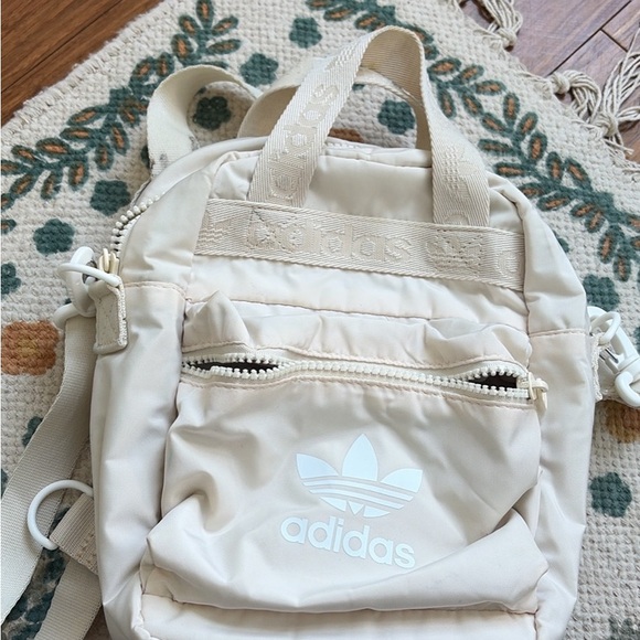 Adidas Beige Mini Backpack - Picture 1 of 3